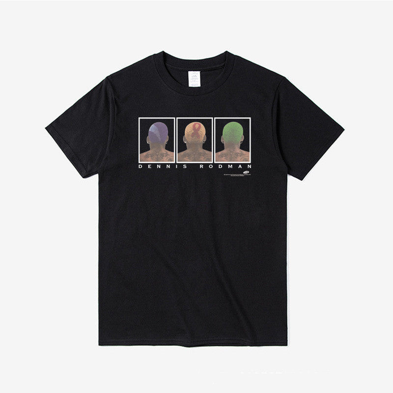 Fashion Personality Sleeve T-shirt Men And Women Cotton - Bellarte Enchanté Fashion Personality Sleeve T-shirt Men And Women Cotton